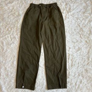 Forever 21 Relaxed Green High Rise Cargo Utility Pants Womens Small